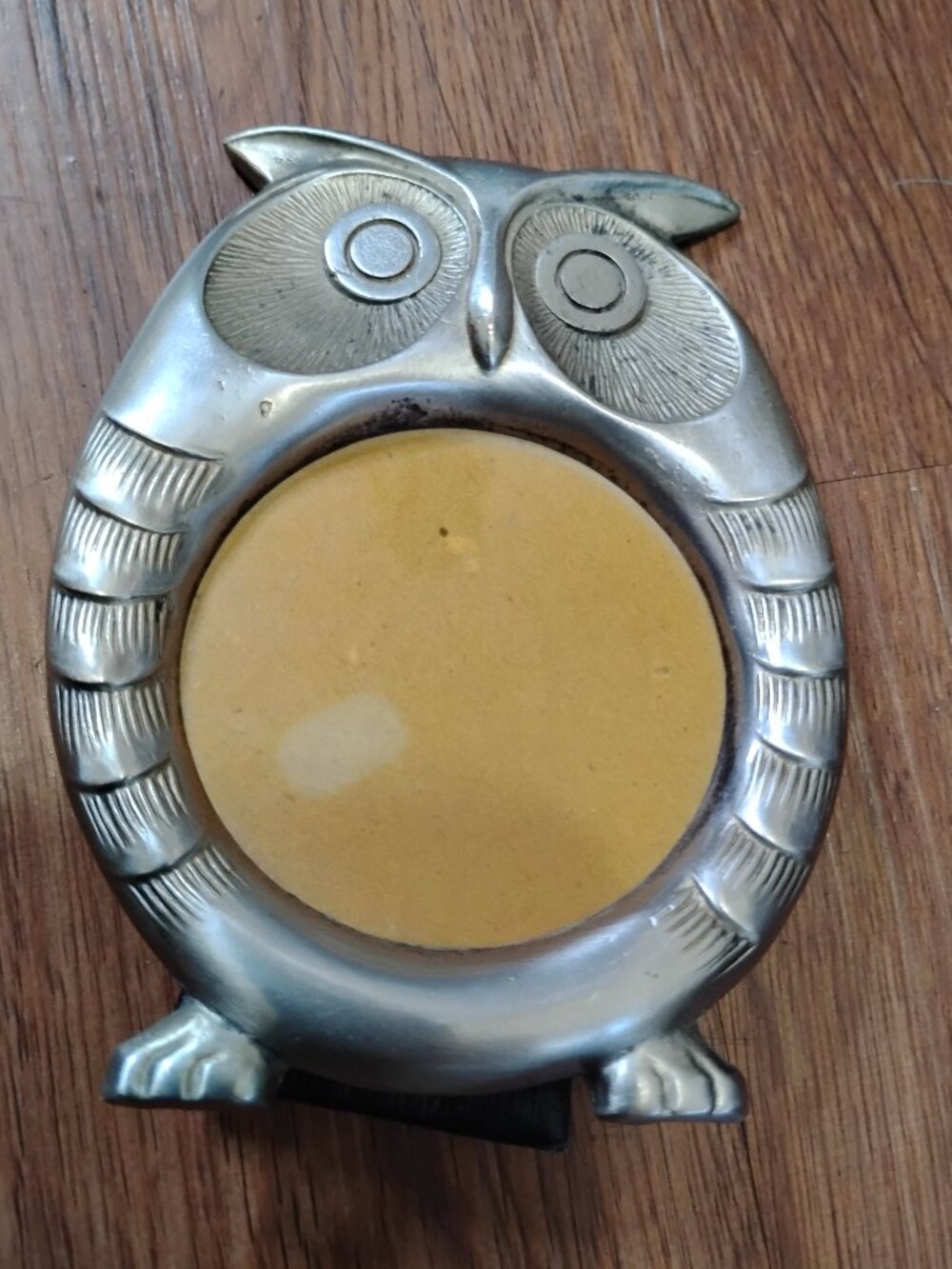 Vintage Metal Owl Picture Frame